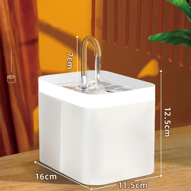 Automatic Cat Water Fountain – Quadruple-Filter Pet Drinking Dispenser