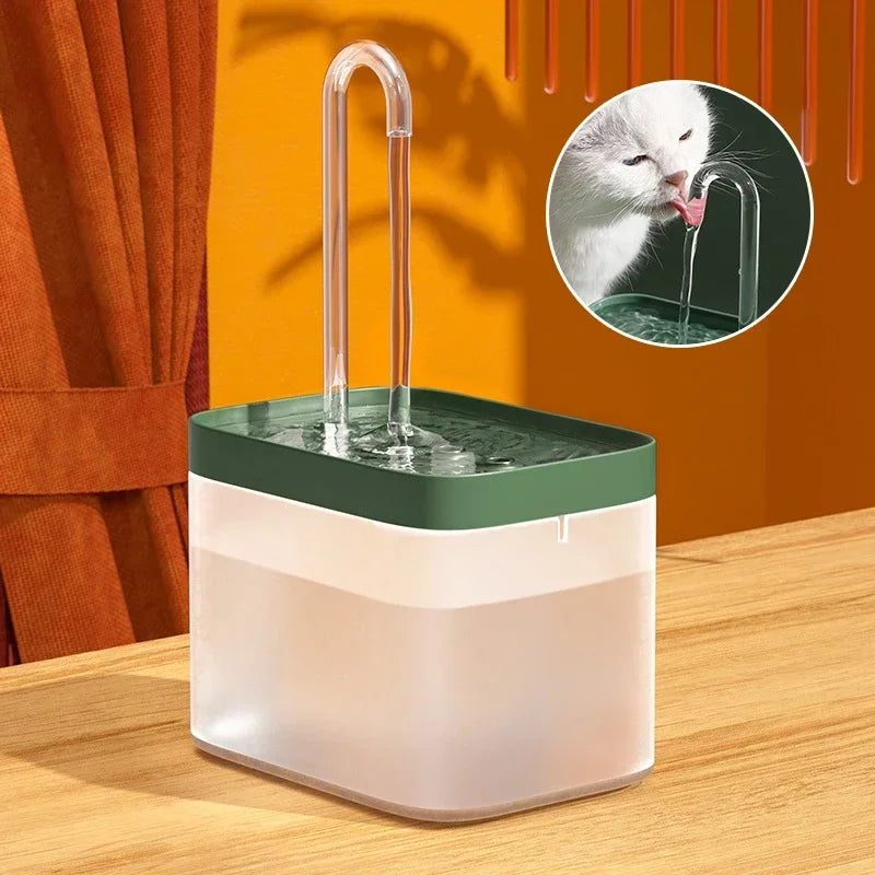 Automatic Cat Water Fountain – Quadruple-Filter Pet Drinking Dispenser