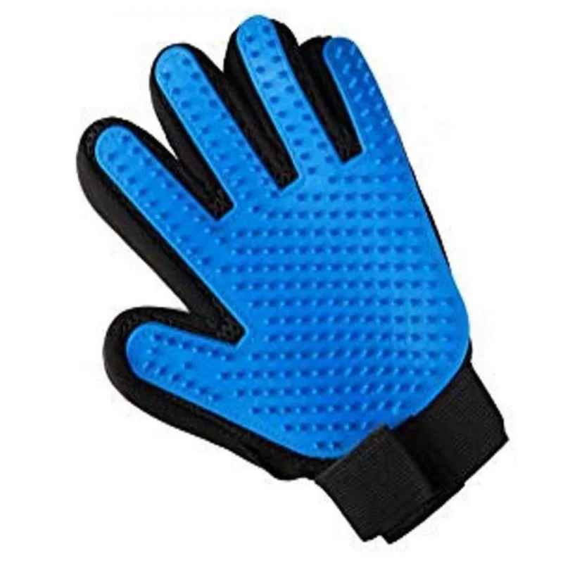 2-in-1 Pet Grooming Kit – Brush, Bath Glove & De-Shedding Tool for Dogs, Cats & Rabbits